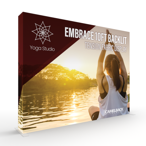 Embrace 10ft Full Height Push-Fit Tension Fabric Display