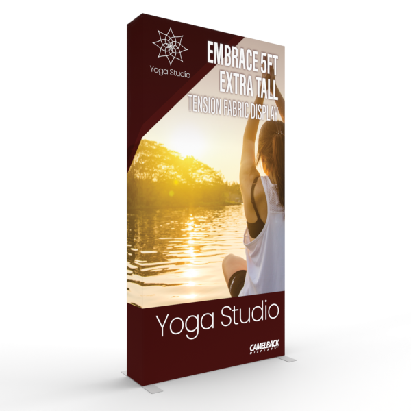 Embrace 5ft Extra Tall Push-Fit Tension Fabric Display