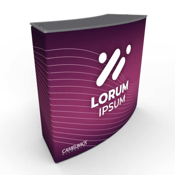 Trade Show EZ Fabric Curved Counter