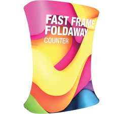 Fast Frame Foldaway Backlit Counter