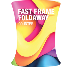 Fast Frame Foldaway Backlit Counter