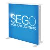 3' x 3' SEGO Modular Lightbox Exhibit Backlit Counter With SEG Fabric Graphics