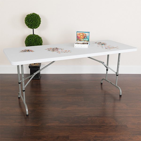 6' Adjustable Height Folding Table Props