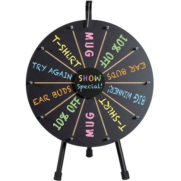 Chalk Board Prize Wheel