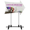 Contour Outdoor Sign Arrow Side