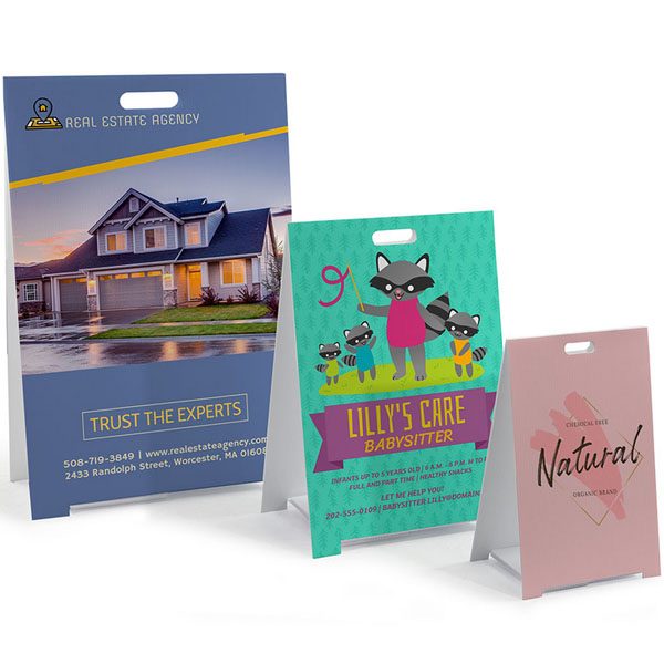 Coroplast A-Frame Signs