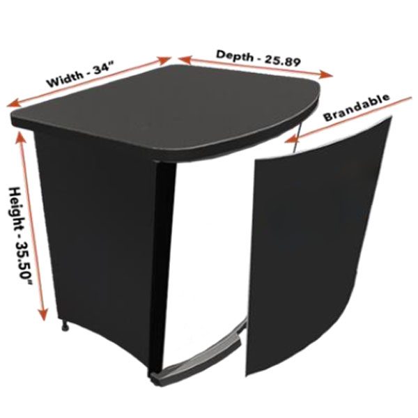 Fold & Roll Portable Demo Table