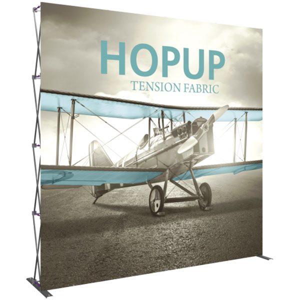 HopUp 10ft Straight Extra Tall Tension Fabric Display