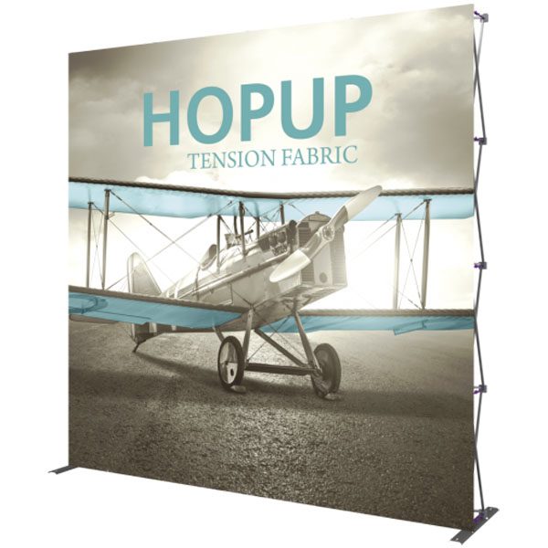 HopUp 10ft Straight Extra Tall Tension Fabric Display