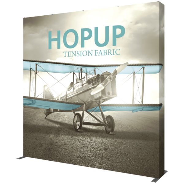 HopUp 10ft Straight Extra Tall Tension Fabric Display