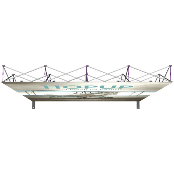 HopUp 10ft Straight Extra Tall Tension Fabric Display