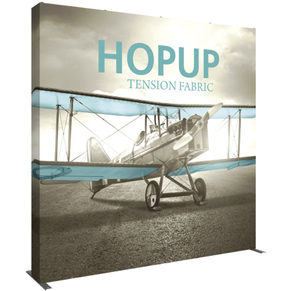 HopUp 10ft Straight Extra Tall Tension Fabric Display