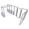 Modco Modular Exhibit Display 02 - Aluminum Frame View