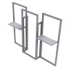 Modco Modular Exhibit Display 03 - 10FT x 10FT Aluminum Frame
