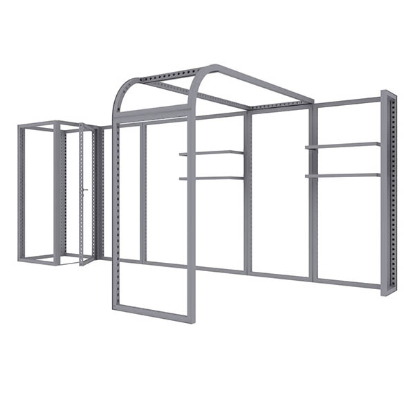 Modco Modular Exhibit Display 04 - 20FT x 10FT Aluminum Frame