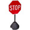 Portable Pole 2 Rolling Sidewalk Sign Holder