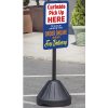 Portable XL Pole 3 Rolling Sidewalk Signs Kit