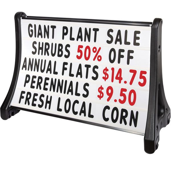 Rolling Roadside Swinger Sign Deluxe Kit