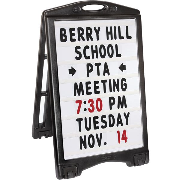 Rolling Sidewalk Message Board A-Plus