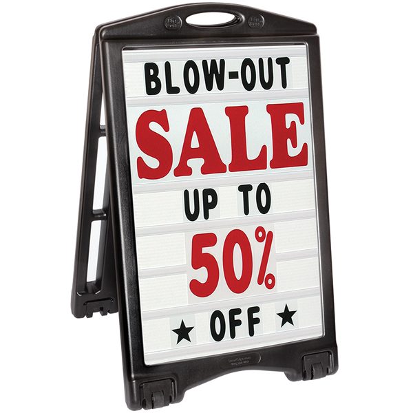Rolling Sidewalk Message Board A-Plus
