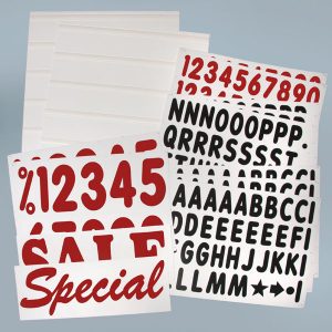 Rolling Sidewalk Message Board Letters