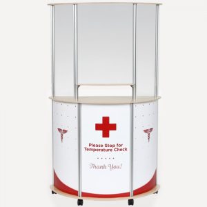 Social Distancing Twist Kiosk