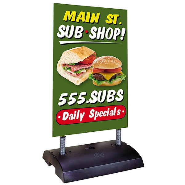 Stationary Springer Sidewalk Sign Board