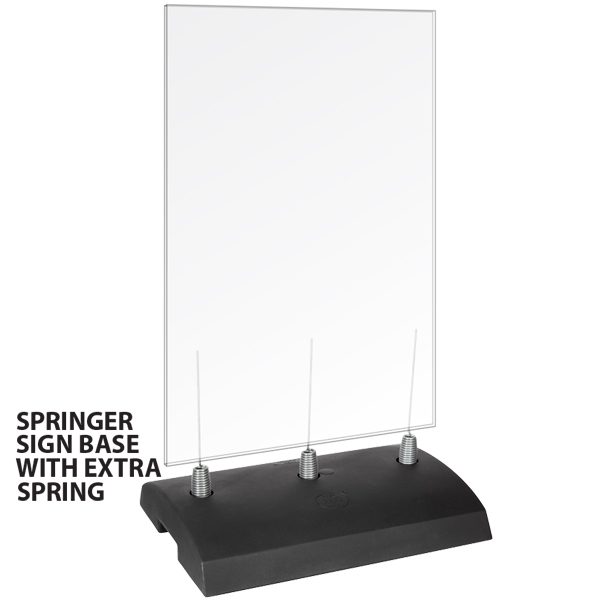 Stationary Springer Sidewalk Sign Extra Spring