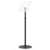 Telescopic Acrylic Stand Sign Holder - Black Finish